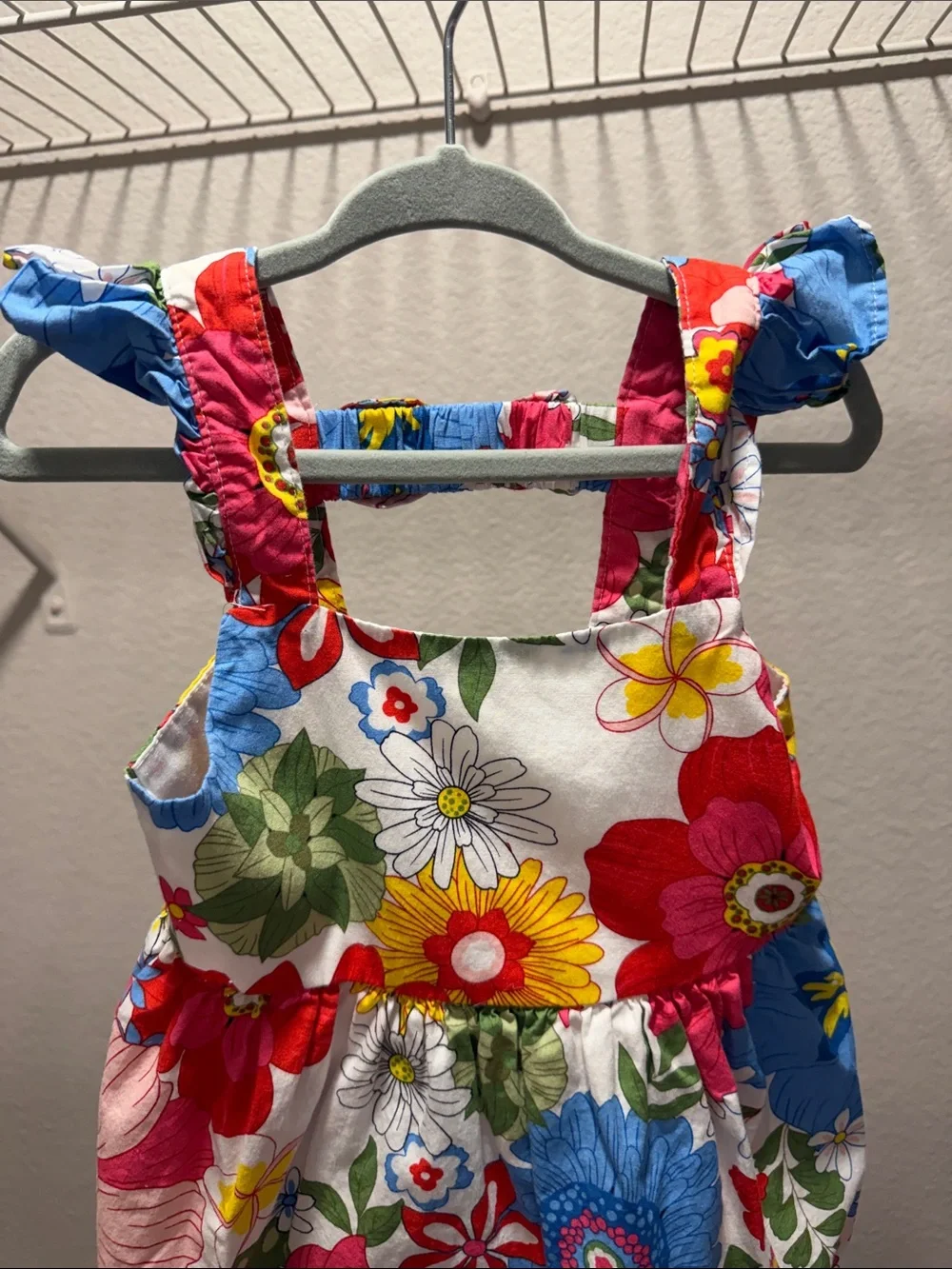 Counting Daises Toddler/Girl Vibrant Floral Sundress - Multicolor 3T